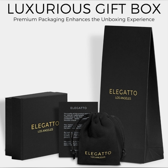 Elegatto Silver Cuban Link Chain Ring Size 10 Gift Box Included - Picture 3 of 8